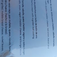 "Vegan" burger has a non vegan brioche bun. No other vegan options available. at Tango in Calpe