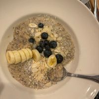 Vanilla oat bowl - looks tasty on paper but was overwhelmingly sweet to my taste  at Sleepy Bee Cafe - Blue Ash in Cincinnati