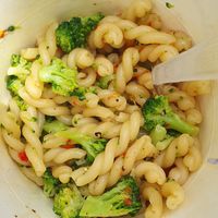 Broccoli Pasta at Tschingg - Stauffacher in Zurich