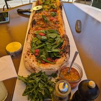 Whole pizza with all 3 different vegan ones at VITO Europaallee in Zurich