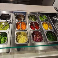 Poké bowl ingredients at Kaisin in Zurich