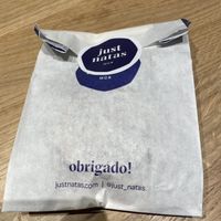 Nata packet  at Just Natas - Food Stand in Manchester