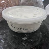 Scallion Schmear at Ben & Esther's Vegan Jewish Deli in Oceanside