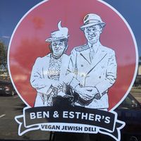   at Ben & Esther's Vegan Jewish Deli in Oceanside