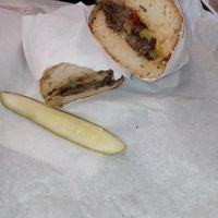 Philly Cheesesteak at Ben & Esther's Vegan Jewish Deli in Oceanside
