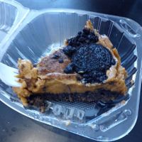 Pumpkin Cheesecake at Ben & Esther's Vegan Jewish Deli in Oceanside