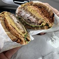 Puba sandwich  at Ben & Esther's Vegan Jewish Deli in Oceanside