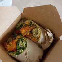 Taco wrap, vegan with chipotle mayo at Island Sips Juice & Salads in Lauderhill
