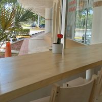Seating at Island Sips Juice & Salads in Lauderhill