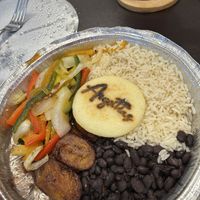 Pabellon Criollo bowl with Susanna fillingg  at Arepittas in Pittsburgh