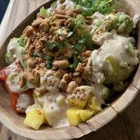 Make your own bowl with peanuts  at Hawaiian Poké Bowl in Louvain-la-neuve