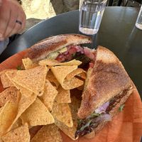 Rootbound Burger with avocado   at Rootbound in Sisters