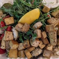 The Hearts Align salad with tofu at Rootbound in Sisters