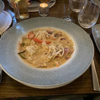 Thai curry  at Cullen's at the Cottage in Cong