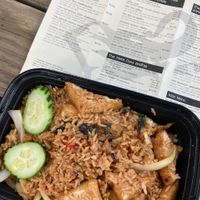 Basil Fried Rice with Tofu; egg was removed  at Erawan Thai Kitchen in Aurora