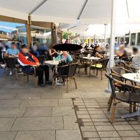 Outdoor seating at Maron in Chur