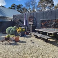 Courtyard at Dindi Cafe in Yarck