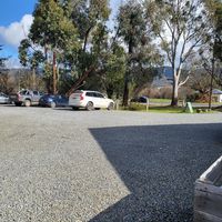Car park at Dindi Cafe in Yarck