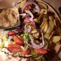 Souvlaki at Mama Sofia in Rhodes