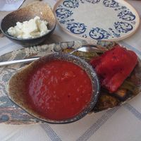 Feta seperatly for my non-vegan bf, we were sharing this starter

Grilled vegetables  at Mama Sofia in Rhodes