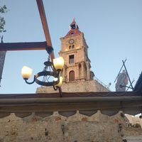 View from the restaurant at Mama Sofia in Rhodes