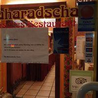 Entrance door at Maharadscha in Rosenheim