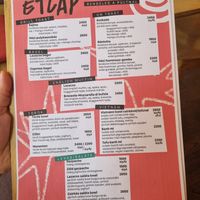 Menu - Hungarian at Központ in Budapest