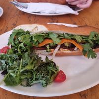 Tofu Banh Mi at Központ in Budapest