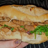 Chicken and satay tofu bahn mi at Fina's in Richmond