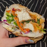 Crispy tofu bahn mi at Fina's in Richmond