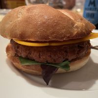 Choriburguer heura  at La Cibulina in Sant Feliu De Guixols