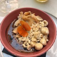 Passion fruit mousse— literally to die for!!!  at Antù in Lisbon