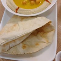 Hummus at Falafel Box in Tbilisi
