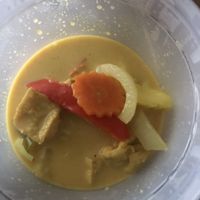 Yellow curry with tofu   at Blue Mango in Derry