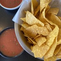 Bottomless chips and salsa   at Santo Coyote Mexican Food & Tequila Bar in North Little Rock