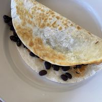Kids black bean and rice quesadilla   at Santo Coyote Mexican Food & Tequila Bar in North Little Rock