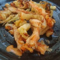 Tempura de verdura (viene con langostinos) at 4 Makis in Torredembarra