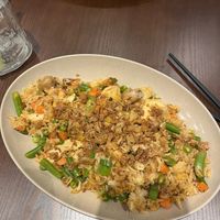 Pineapple fried rice with vegan shrimp   at BUDDHA TASTE in South East London