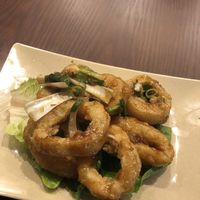 Vegan squids, very delicious!!  at BUDDHA TASTE in South East London