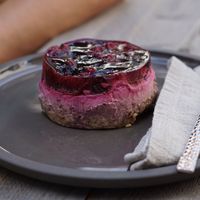 Berry cake. at Joujou Bistro in Bad Duerkheim