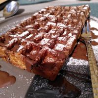 Haselnusswaffel at Joujou Bistro in Bad Duerkheim