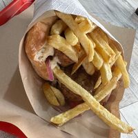 Vegan falafel wrap    at The Best in Corfu