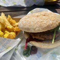 Vegan burger  at The Hungry Veggie in Liscannor