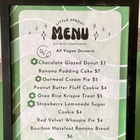 2.25.23 Pop Up Menu  at Little Sprout - Pop Up in Charleston