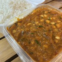 chana masala for takeaway  at Curry House  in La Paz