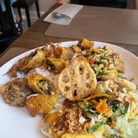 184a. So much vegan meat. Delish  at Linh's in Kassel