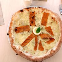 My vegan pizza at Lou in Lille