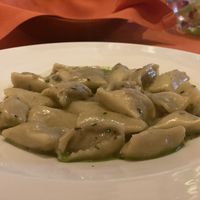 Agnolotti with Asparagus sauce    at Wynn Hotel - Sinatra in Las Vegas