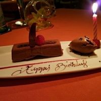 Vegan chocolate lava cake  at Wynn Hotel - Sinatra in Las Vegas