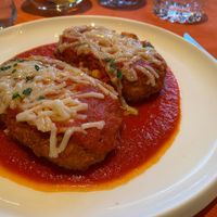 Gardein chick’n Parmigiana  at Wynn Hotel - Sinatra in Las Vegas